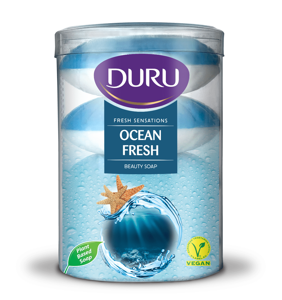 Duru крем-мило Fresh Sensations Свіжість океана, 4*100 г