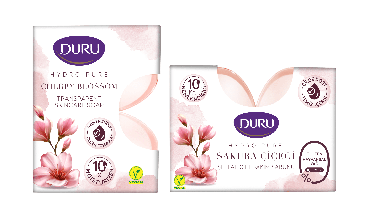 Duru мило косметичне Hydro Pure Cherry Blossom, 2*135г