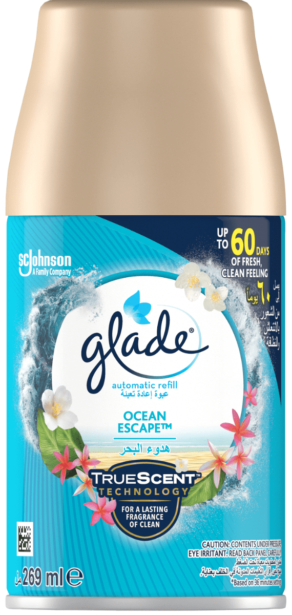 Освежитель воздуха Glade Океанский оазис, сменный баллон 269 мл