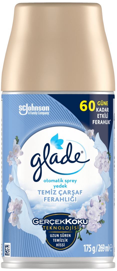 Універсальний змінний балон до автоматичного освіжувача повітря Glade Свіжість білизни 269 мл (8690784816885)