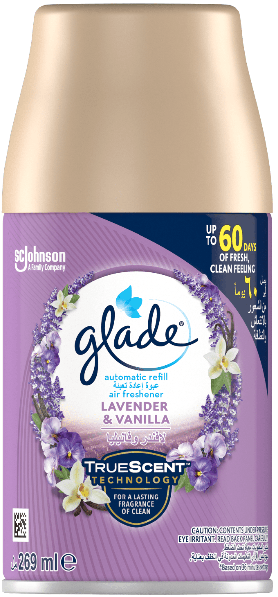 Змінний балон до автоматичного освіжувача Glade Лаванда та Ваніль 269 мл