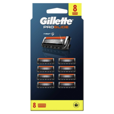 Сменные кассеты для бритья Gillette Fusion Proglide 5 лезвий, 8 шт фото 1