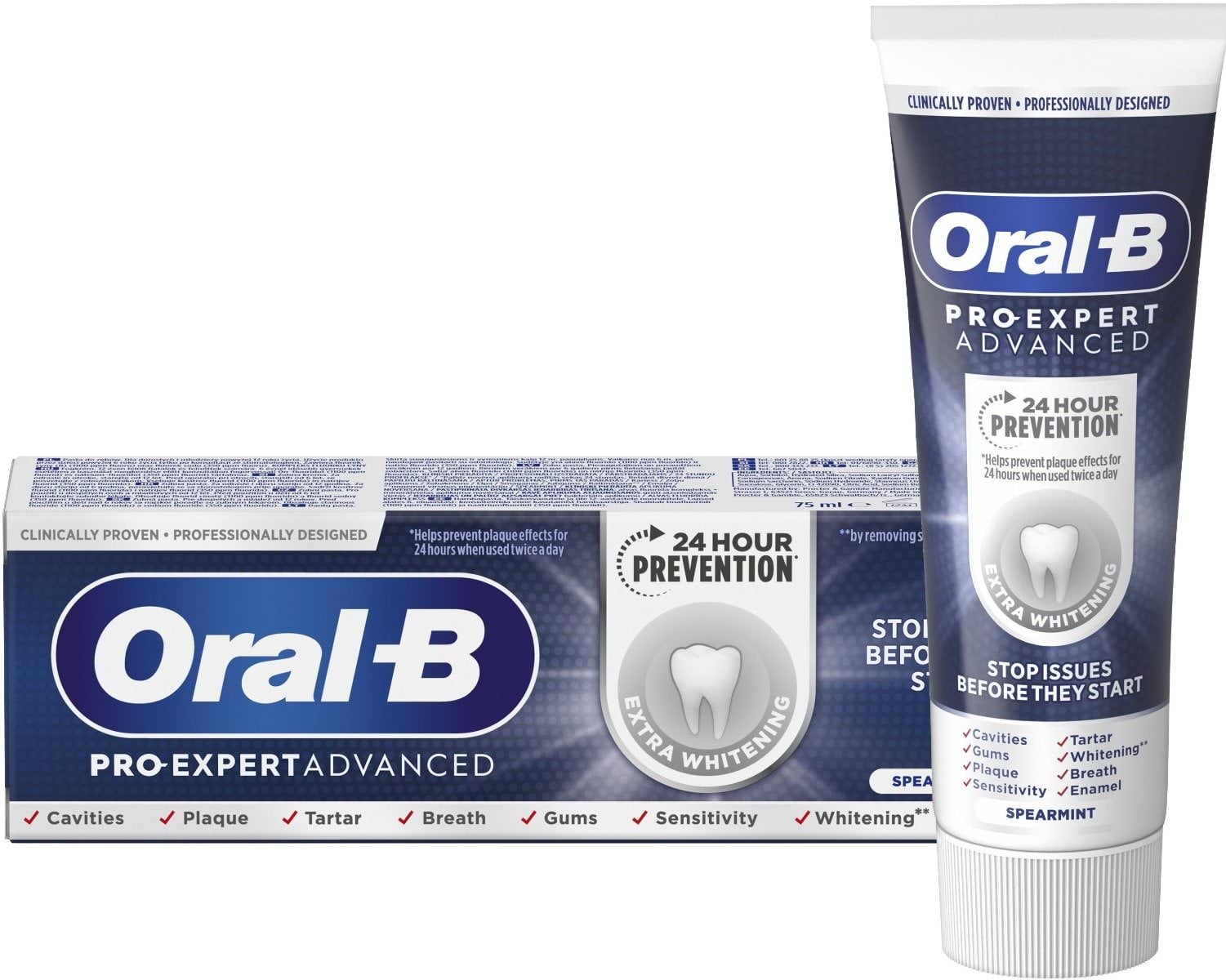 Зубна паста Oral-B Pro-Expert Додаткове відбілювання 75 мл