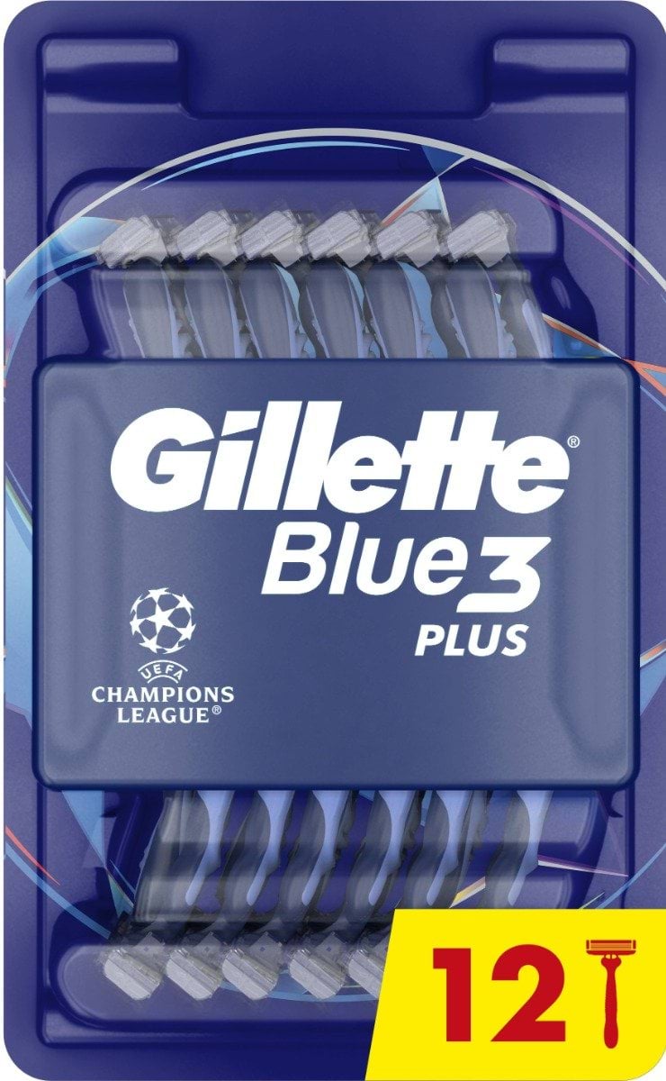 Одноразовые станки для бритья (бритвы) мужские Gillette Blue 3 Comfort 12 шт