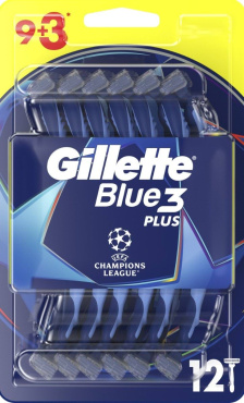 Одноразовые станки для бритья (бритвы) мужские Gillette Blue 3 Comfort 12 шт фото 1