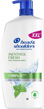Шампунь проти лупи Head & Shoulders свіжа м'ята 800 мл  фото 1
