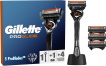 Станок для бритья мужской (бритва) Gillette Fusion ProGlide с 4 сменными картриджами + подставка, 5 лезвий