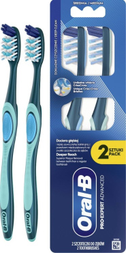 Зубна щiтка Oral-B Pro Expert Все в одному середньої жорсткості 2 шт.