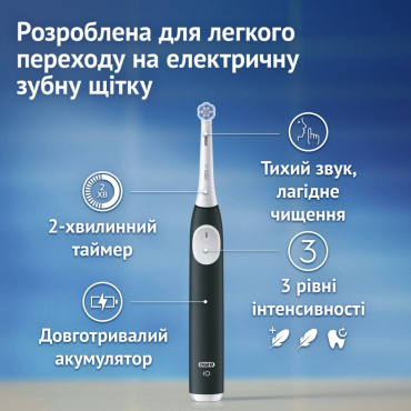Электрическая зубная щетка Oral-B iO 2 Лесно-зеленая фото 4