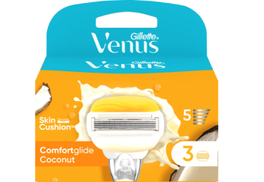 Картридж жіночий Gillette Venus ComfortGlide Coconut, 3 шт, 5 лез