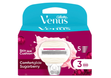 Картридж жіночий Gillette Venus ComfortGlide Sugarberry, 3 шт., 5 лез фото 1
