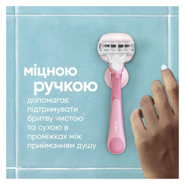 Станок для бритья женский Venus Comfortglide Miami Sugarberry с 1 сменным картриджем фото 6