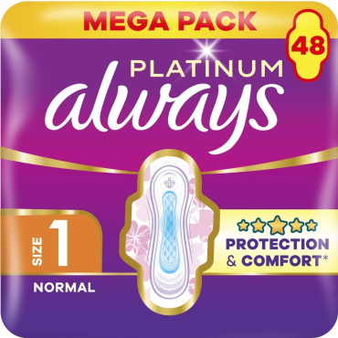 Гигиенические прокладки Always Platinum Normal (Размер 1) 48 шт