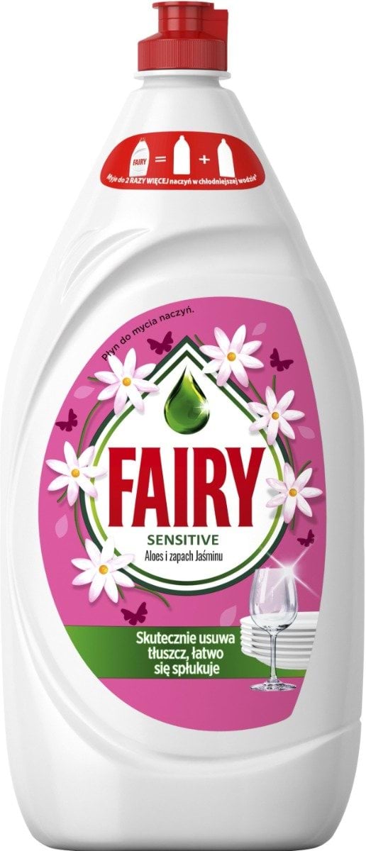 FAIRY Засіб для миття посуду Сенситив Алое Вера та Рожевий жасмин 1.35л