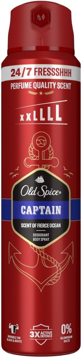 Аерозольний дезодорант Old Spice Captain 250 мл