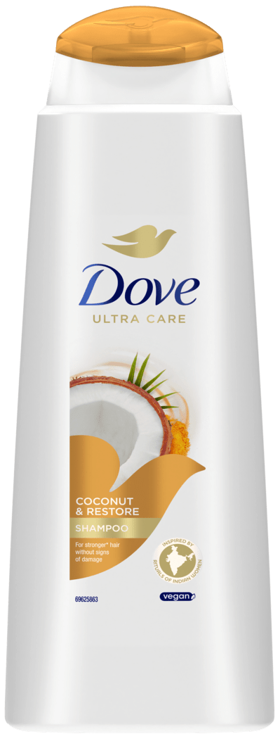 Шампунь для волос Dove Coconut&Restore Utra Care с куркумой и кокосовым маслом, 400 мл