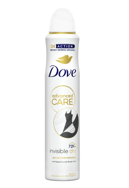 Дезодорант-спрей Dove Невидимий, 200 мл - купить по лучшей цене в
