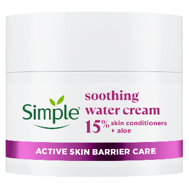 Крем для обличчя Simple заспокійливий з алое та кондиціонерами Active Skin Barrier Care, 50 мл