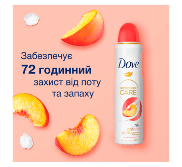 Дезодорант-спрей Dove Персик и Белые Цветы, 150 мл фото 2