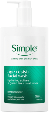 Засіб для вмивання SIMPLE активний догляд проти вікових змін регенеруючий, 240 мл