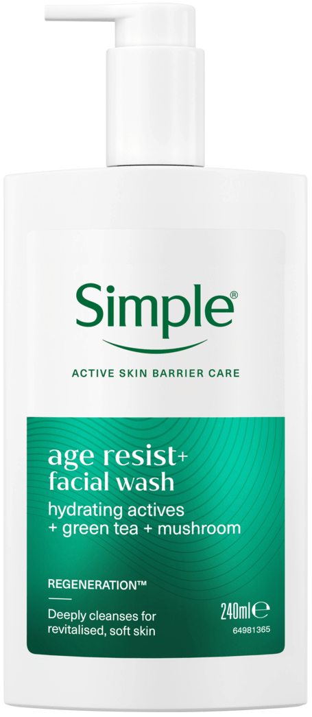 Засіб для вмивання Simple Age Resist+ Facial Wash регенерувальний 240 мл