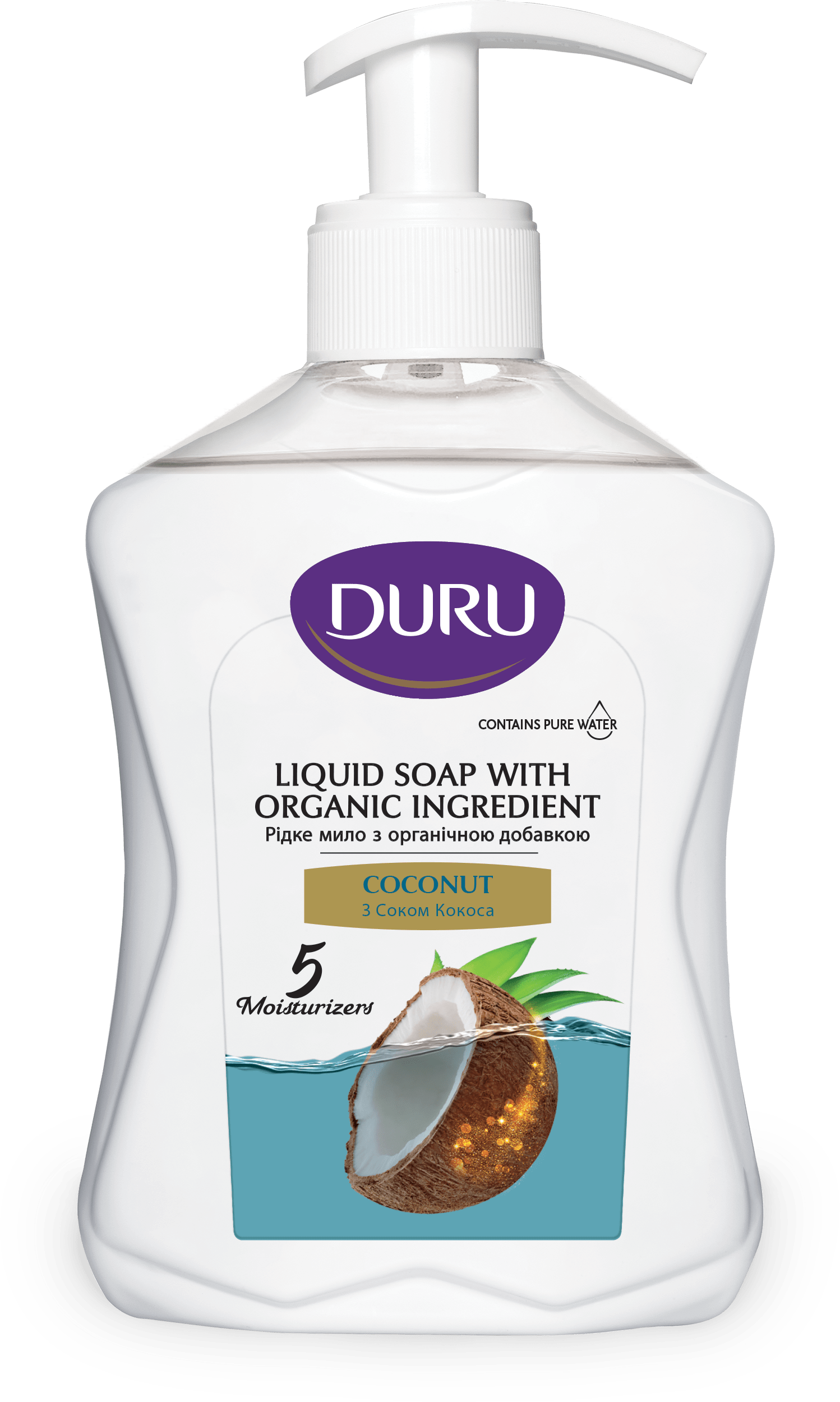 Мыло жидкое Duru с соком кокоса, 300 мл