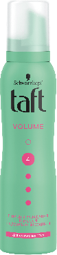 Пена для укладки волос Taft Volume, сверхсильная фиксация 4 150 мл