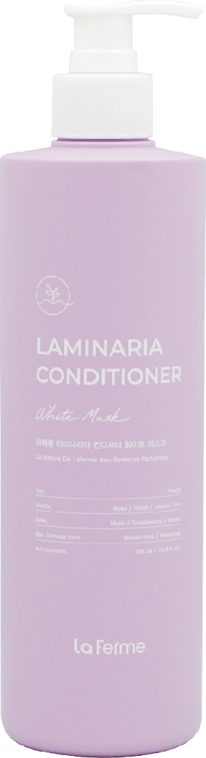 Шампунь для волосся La Ferme Laminaria для чутливої ​​шкіри голови White Musk