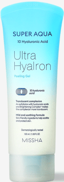 Пілінг-скатка для обличчя Missha Super Aqua Ultra Hyalron з гіалуроновою кислотою 100 мл