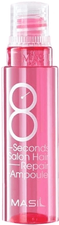 Маска-філер Masil 8 Seconds Salon Hair Repair Ampoule для пошкодженого волосся, протеїнова 15 мл