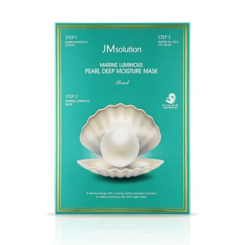 Маска тканина для обличчя JM Solution трикрокова зволожуюча Marine Luminous Pearl, 1,5/30/1,5мл