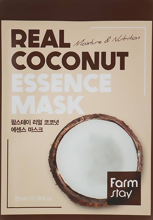 Маска для лица FarmStay Real Coconut Essence Mask тканевая 23 мл