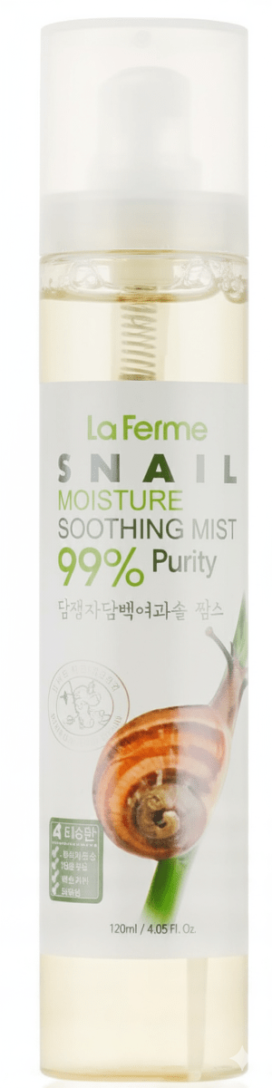 Мист для лица FarmStay La Ferme увлажняющий успокаивающий Snail Moisture Soothing Mist 120 мл