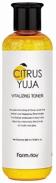 FarmStay тонер для обличчя вітамінізований з екстрактом юдзу Citrus Yuja, 280мл