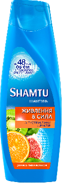 Шампунь Shamtu Питание и Сила c экстрактами фруктов для всех типов волос, 200 мл