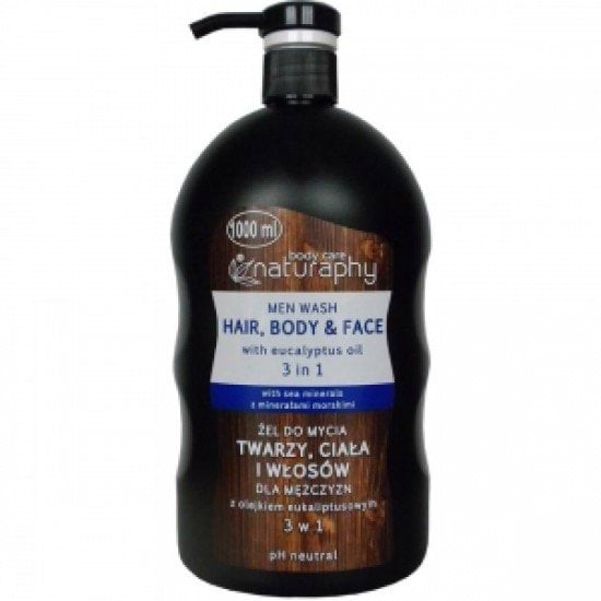 Naturaphy гель д/душа чел.3 в1 Эвкалипт, 1000мл