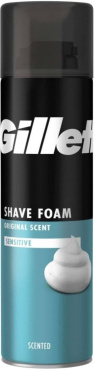Піна для гоління Gillette Classic Sensitive для чутливої шкіри, 200 мл