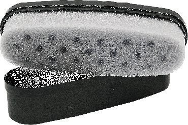 Acura Губка для шкіряного взуття на силіконовій основі Човник безбарвна, 1шт фото 2