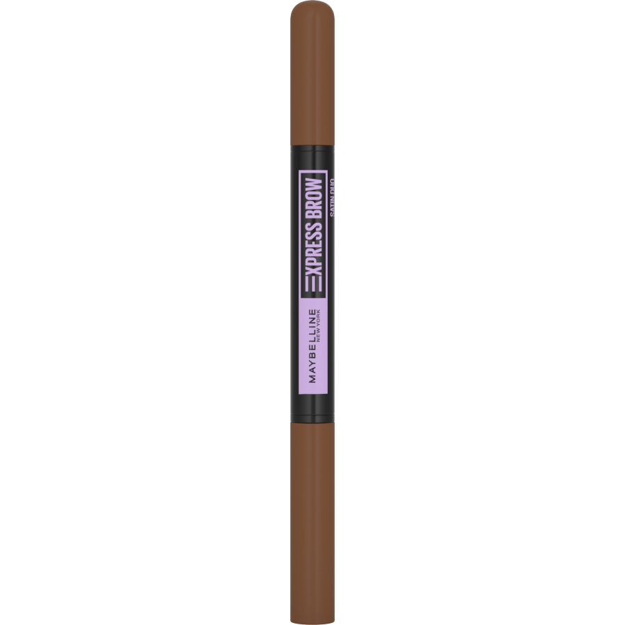 Олівець-тіні для брів Maybelline Brow Satin Duo 05, темно-коричневий