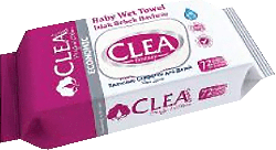 Clea ECONOMIC детские влажные салфетки с клапаном, 72шт