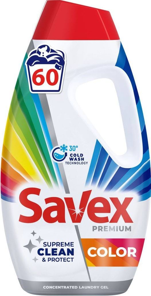 Гель для прання автомат Savex Premium Color 2700 мл