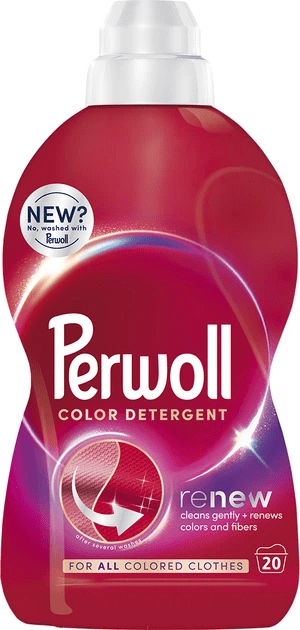 Гель для прання кольорової білизни Perwoll Color Detergent 20 циклів прання 1 л