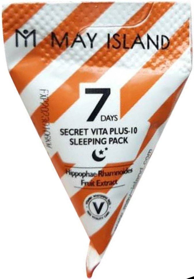 Нічна маска May Island 7 Days Secret Vita Plus-10 Sleeping Pack освітлююча 5 г