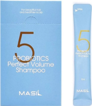 Шампунь Masil 5, 5 Probiotics Perfect Volume із пробіотиками для ідеального об'єму волосся 8 мл фото 1