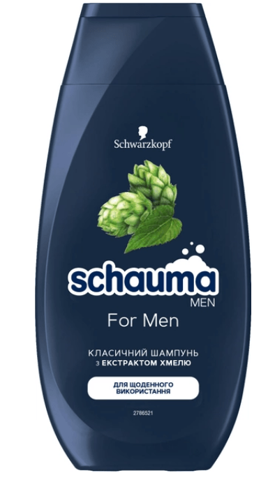 Шампунь для чоловіків Schauma Men для щоденного використання 250 мл