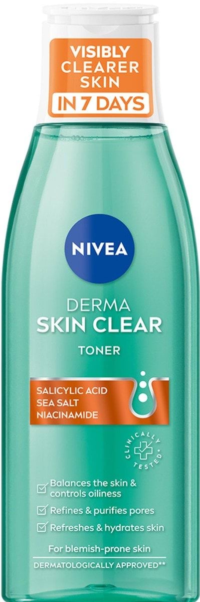 Тонік для обличчя NIVEA Derma Skin Clear Нормалізуючий 200 мл