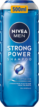 Шампунь для мужчин NIVEA MEN Strong power 500 мл