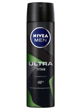 Антиперспірант Nivea Men Ultra Titan з антибактеріальним ефектом 150 мл