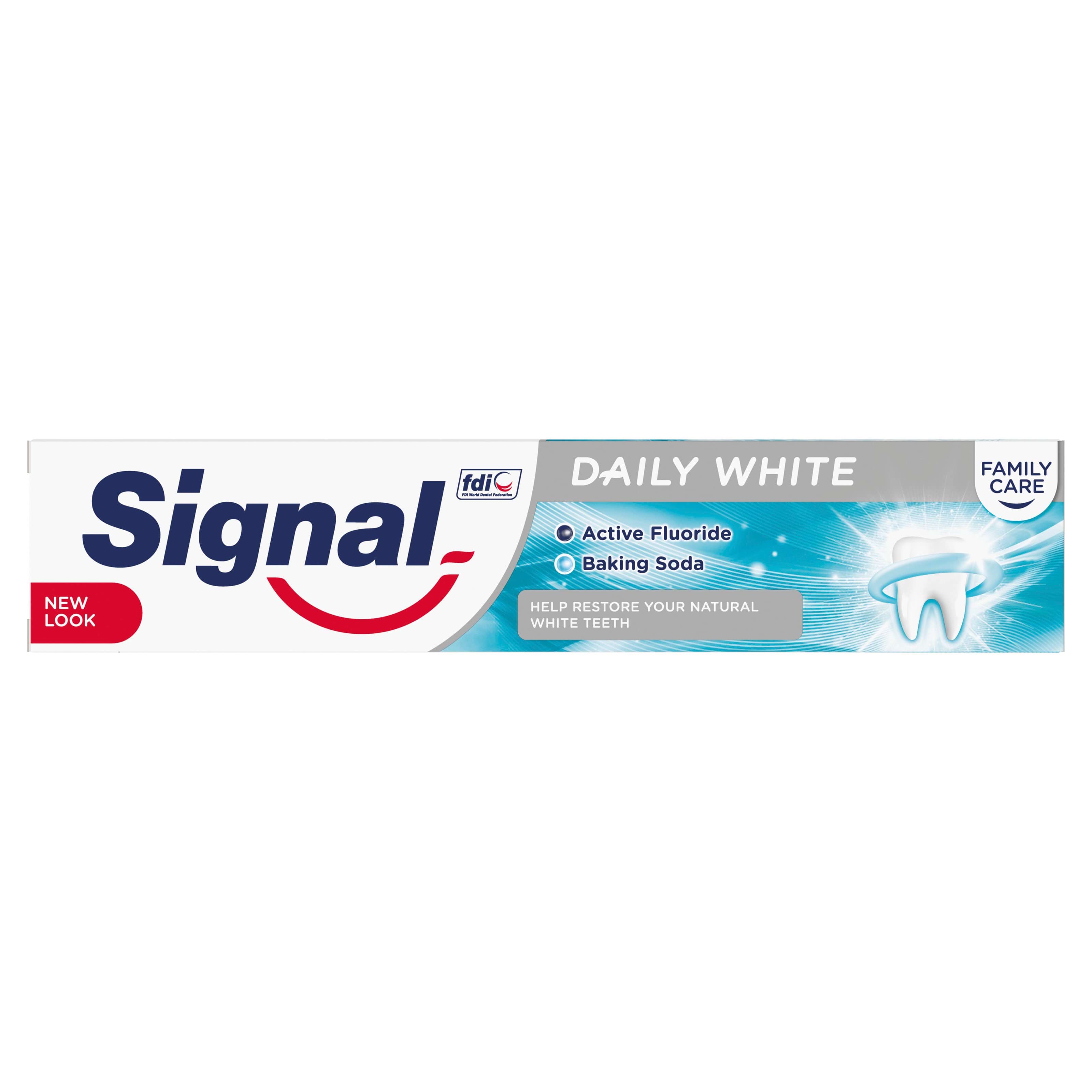 Зубна паста Signal Daily white, 75 мл — фото 1