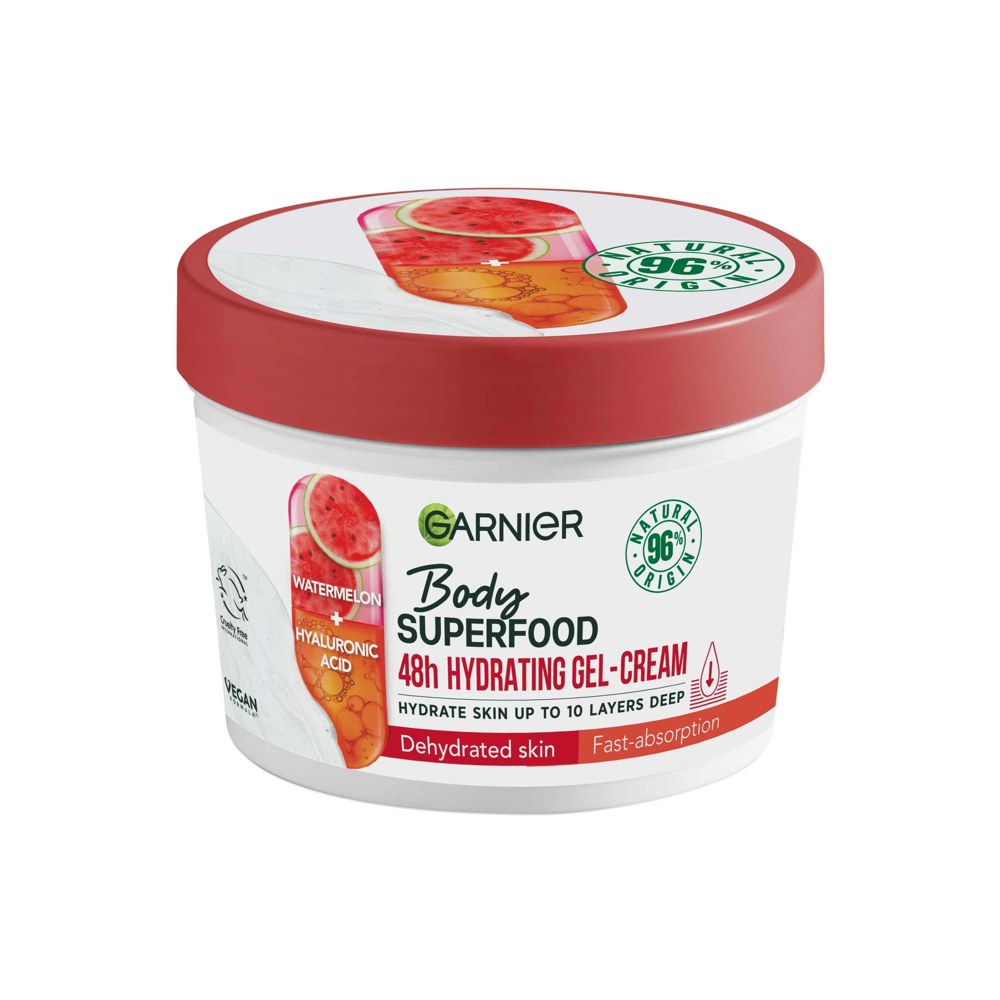 Крем для обезвоженной кожи Арбуз Garnier Body Superfood, 380 мл